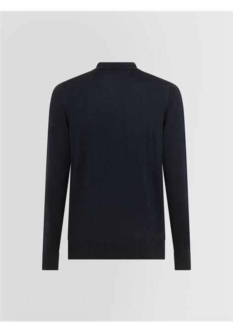 ALPHA STUDIO - BASIC MERINO POLO SHIRT ALPHA STUDIO |  | AU-3013B1001